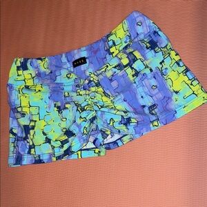 Vibrant Abstract Women's Athletic Shorts